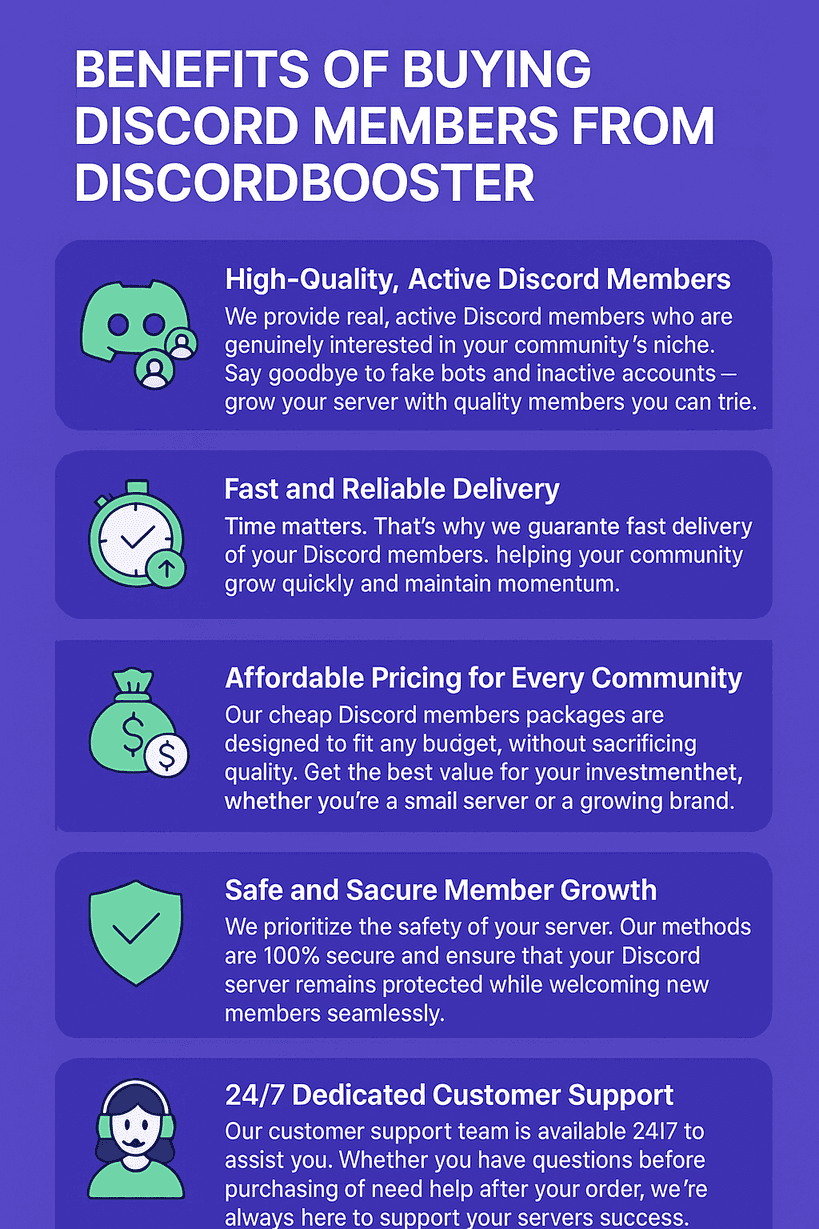 benefits of discord members